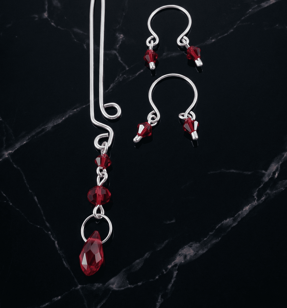 REPIOR LINK Apex Orbits and Clitoral Sensory Set Red, Silver Copper