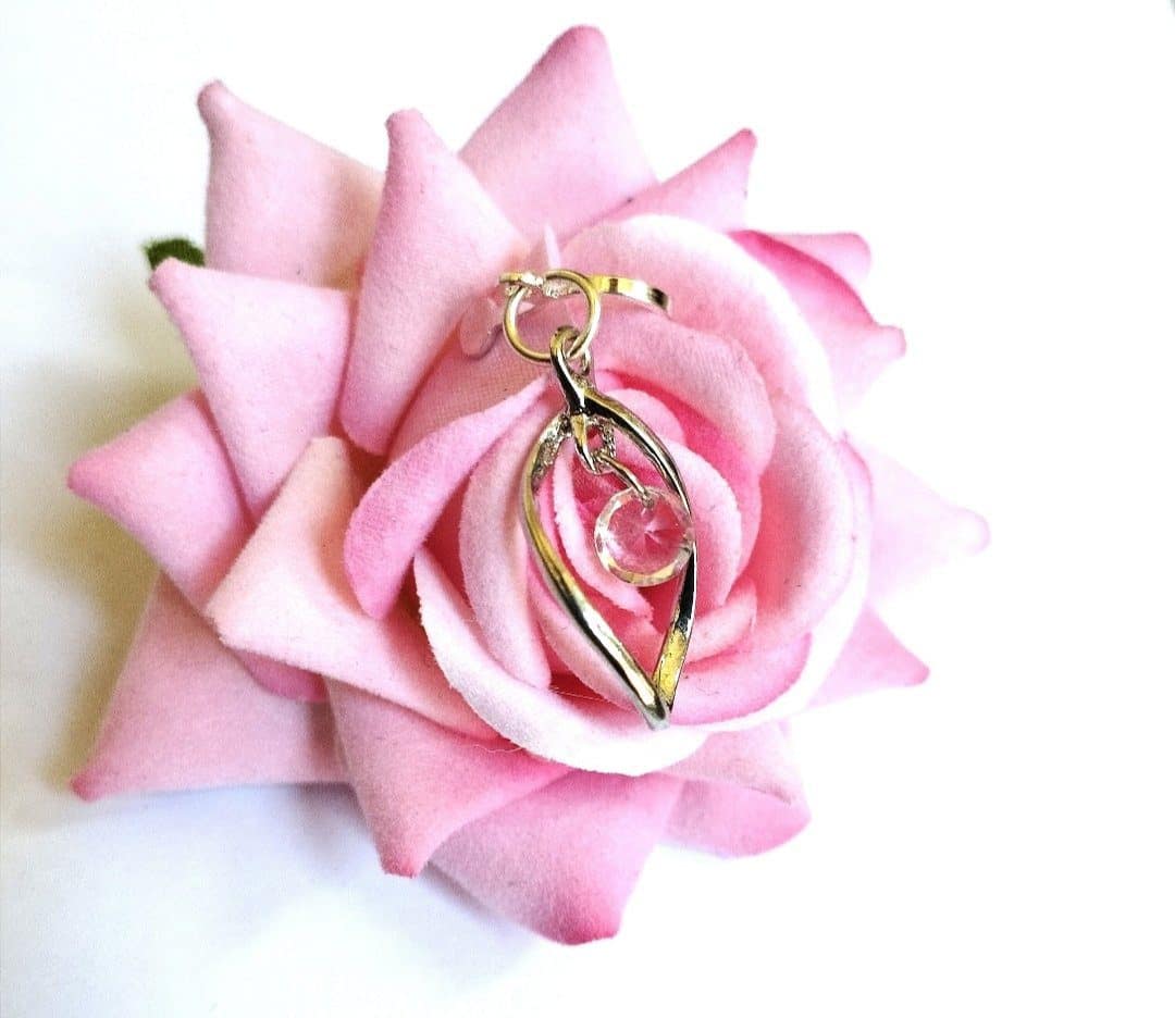 REPIOR LINK | Clitoral Sensory Anchor | Clear Crystal, Silver - Image 5