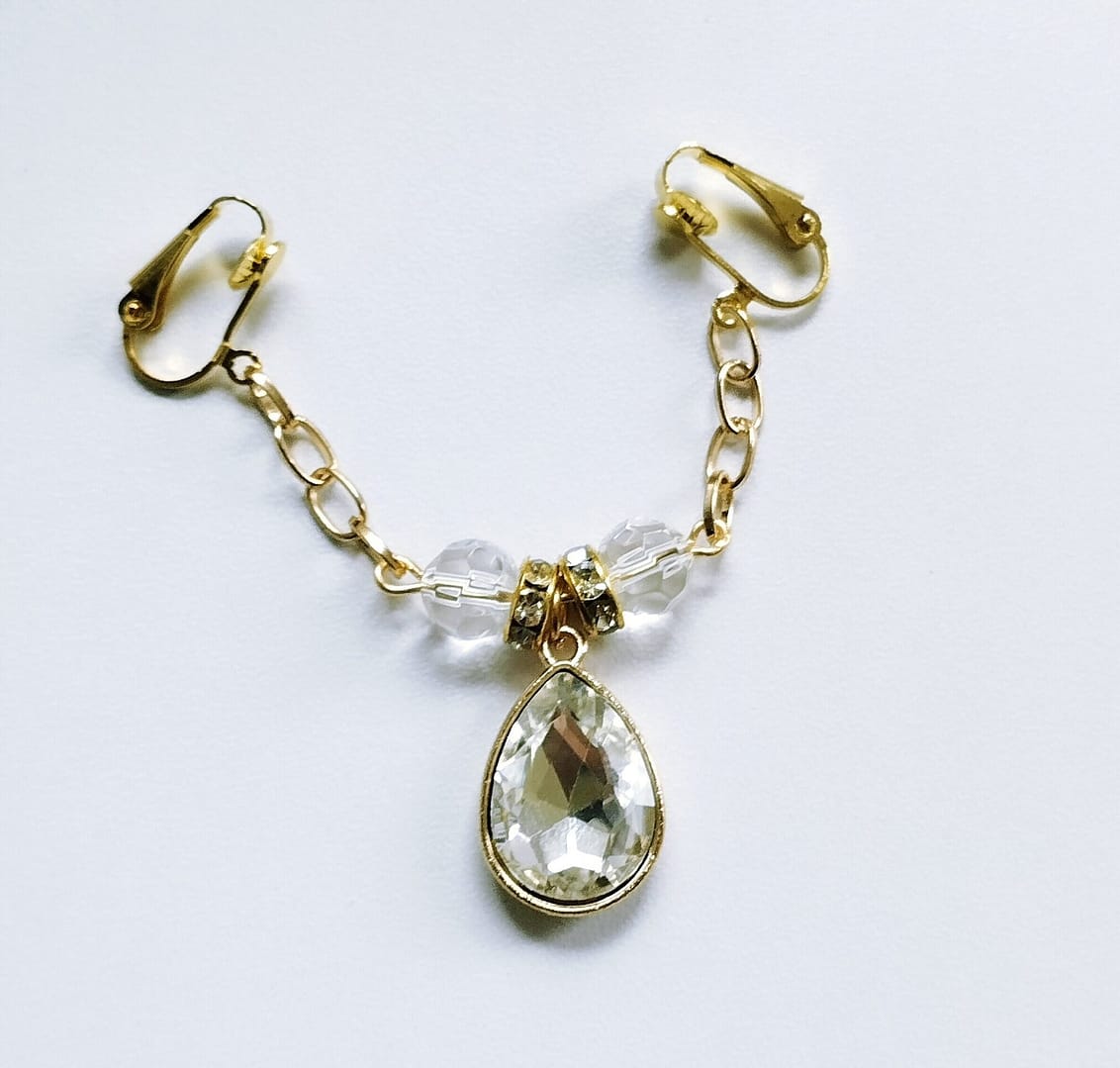 Gold Labia Clip Chain