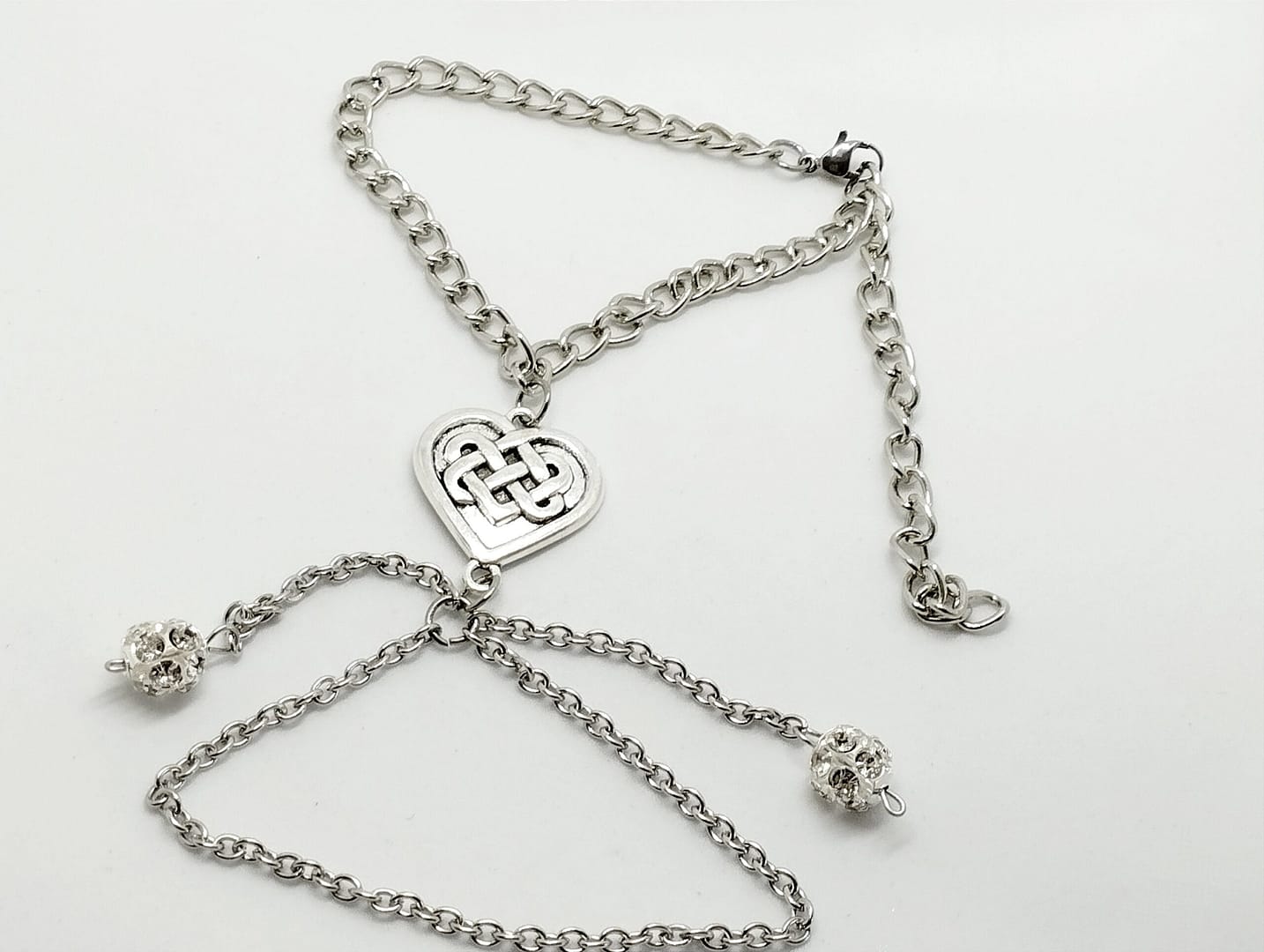 Sexy Genital Jewelry - Penis Jewelry Scrotum Chain Heart Celtic Knot for BDSM Jewelry