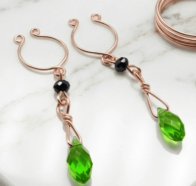 REPIOR LINK Apex Orbits Green Crystals, Copper