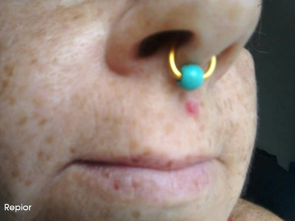 REPIOR LATTICE | Septum Anatomical Orbit | Turquoise, Aluminum