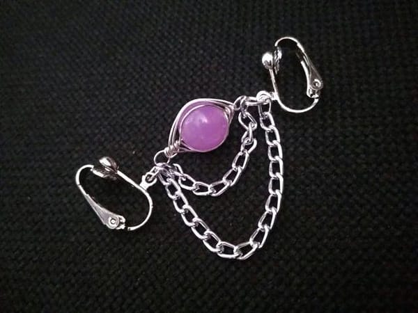 REPIOR BOND | Labial Symmetry Chains | Purple, Aluminum