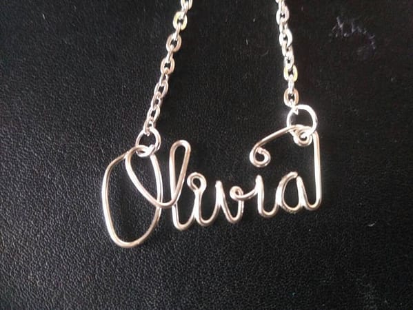 Personalized Name Necklace, Custom Name Minimalist Jewelry