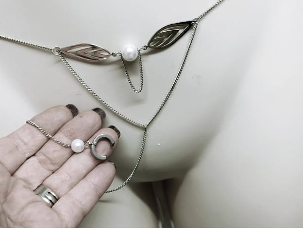 REPIOR LATTICE | Waist Trace Sensory Anchor | Pearl, Steel
