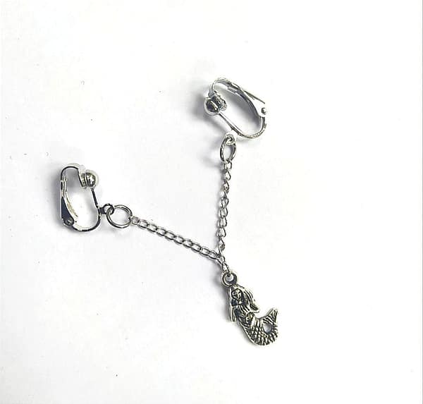 Mermaid Jewelry Labia Chain Clamps, Clitoral Jewelry