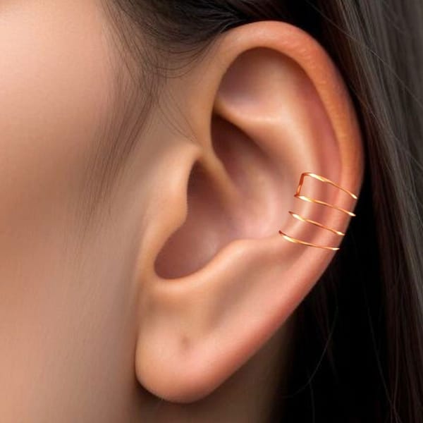 4 band ear cuff