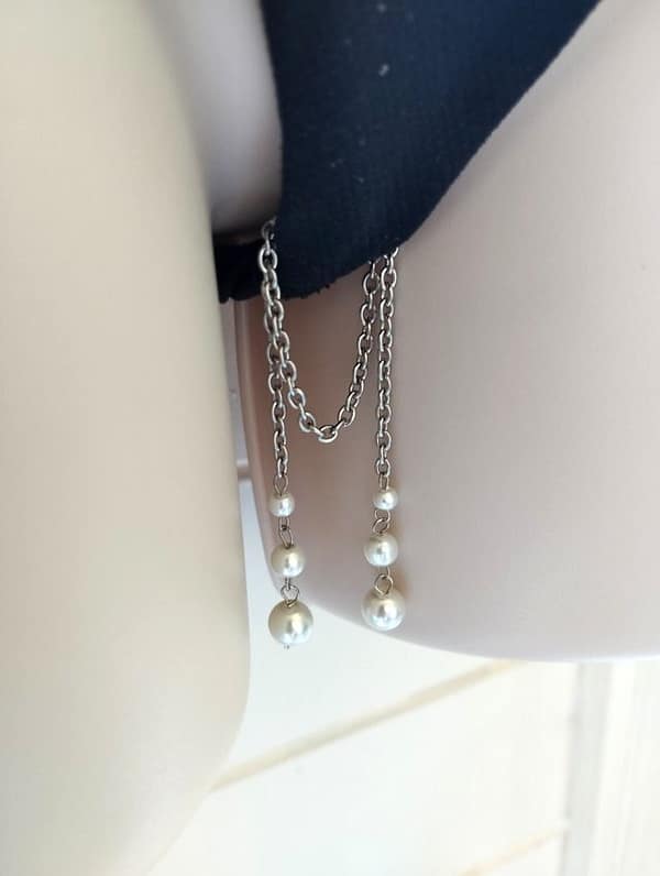 REPIOR FLUX | Pelvic Meridian Trace Tails Set | Pearl, Steel
