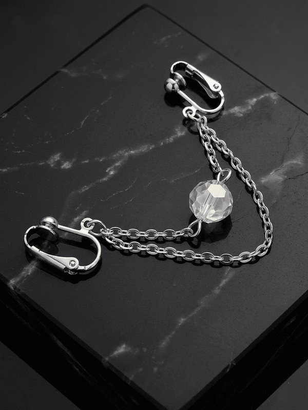 REPIOR VEIL Labial Symmetry Chains Crystal, Steel