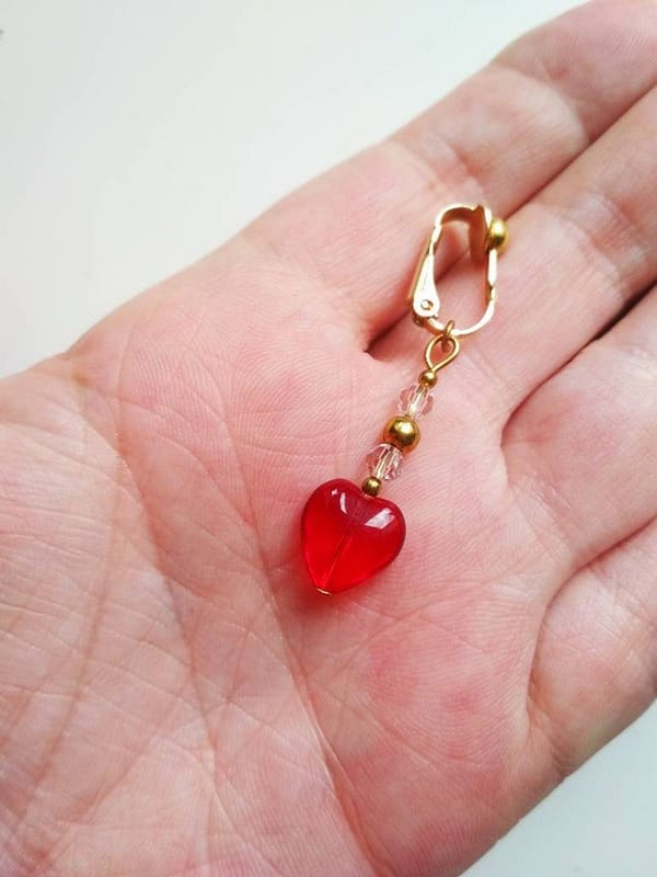 REPIOR TETHER | Clitoral Sensory Anchor | Red Crystal Heart