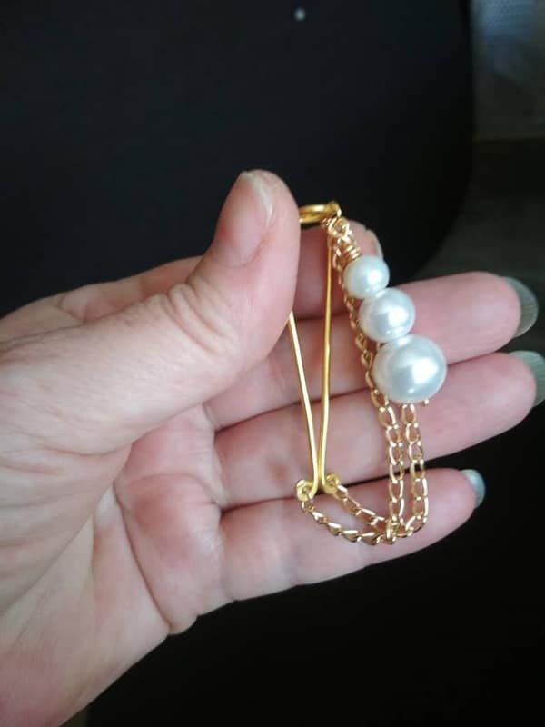 clitoral clamp with pearls