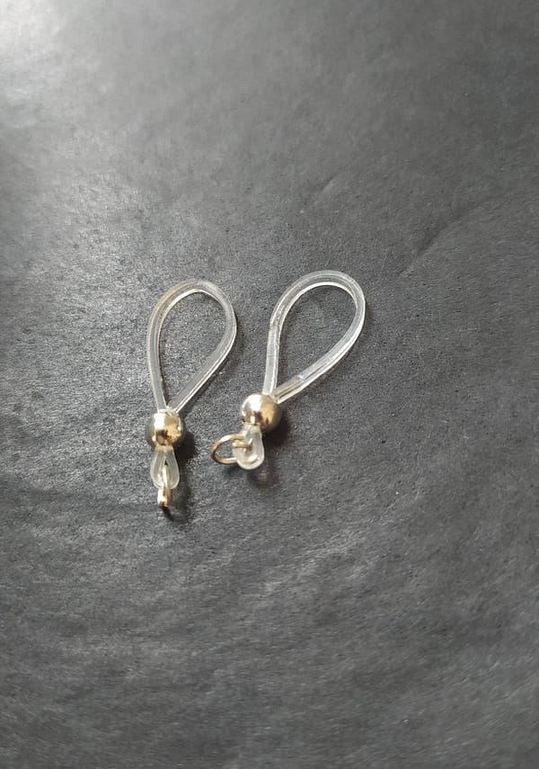 Nipple Nooses, Non piercing Nipple rings, Clear Nipple Loops