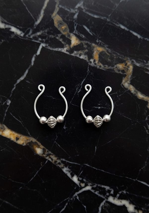 Nipple Jewelry, Fake Nipple Rings, Delicate Nipple clamps, Non Piercing Nipple rings, intimate sex