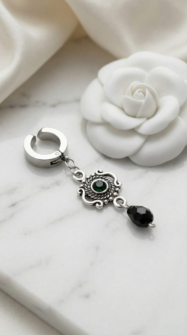 REPIOR APEX Clitoral Sensory Anchor Black Crystal, Steel