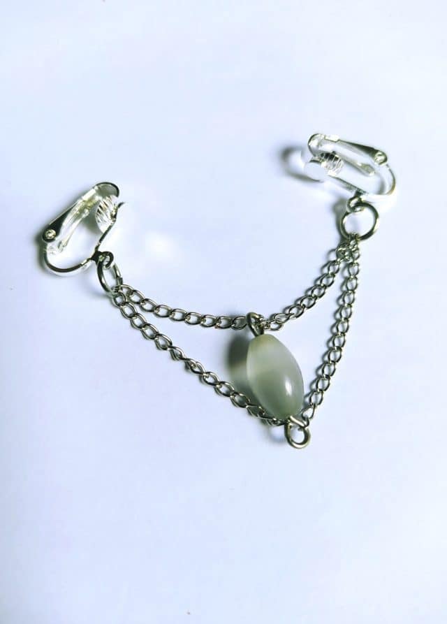 REPIOR LINK | Labial Symmetry Chains | Opal, Stainless Steel