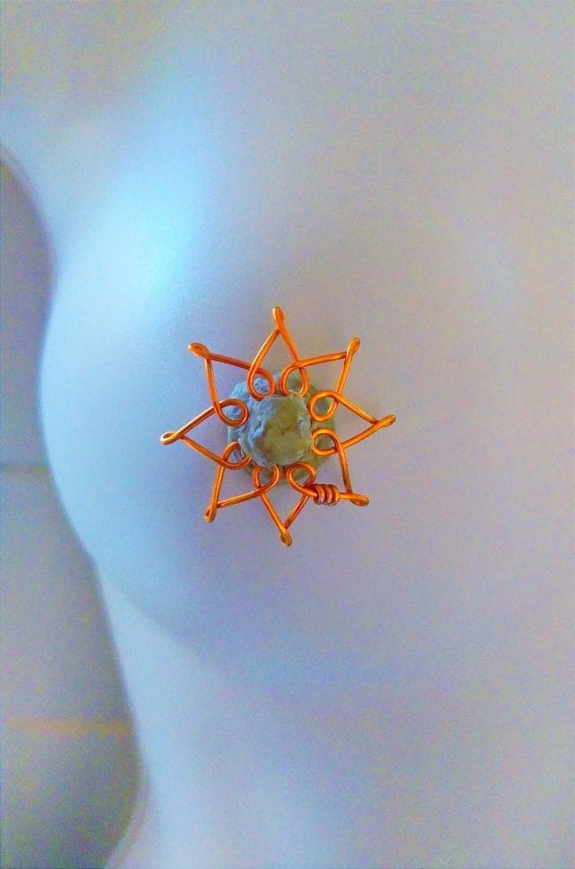 8 points star nipple jewelry