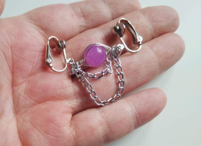 REPIOR BOND | Labial Symmetry Chains | Purple, Aluminum - Image 3