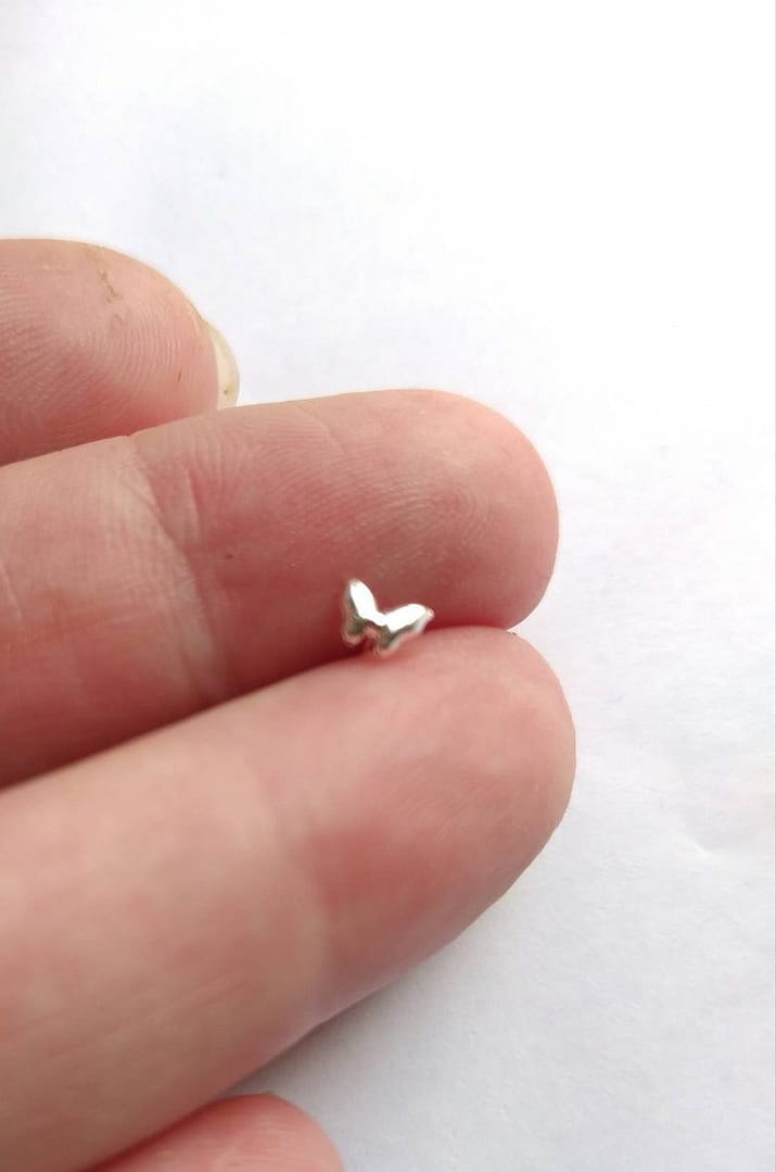 REPIOR SUTURE | Nose Piercing | Butterfly, Steel - Image 2