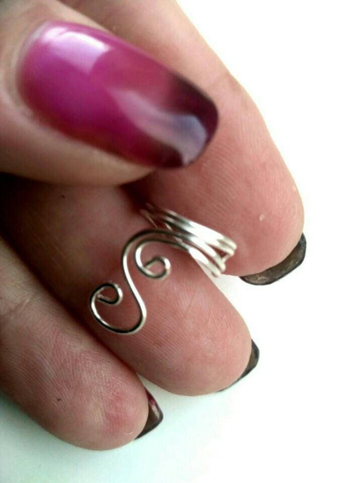 Earcuff Wrap Ear. Silver Ear climber earring cuff wrap