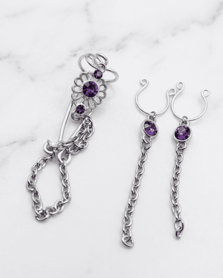 REPIOR NODE Apex Orbits and Clitoral Anchor Set Stainless Steel