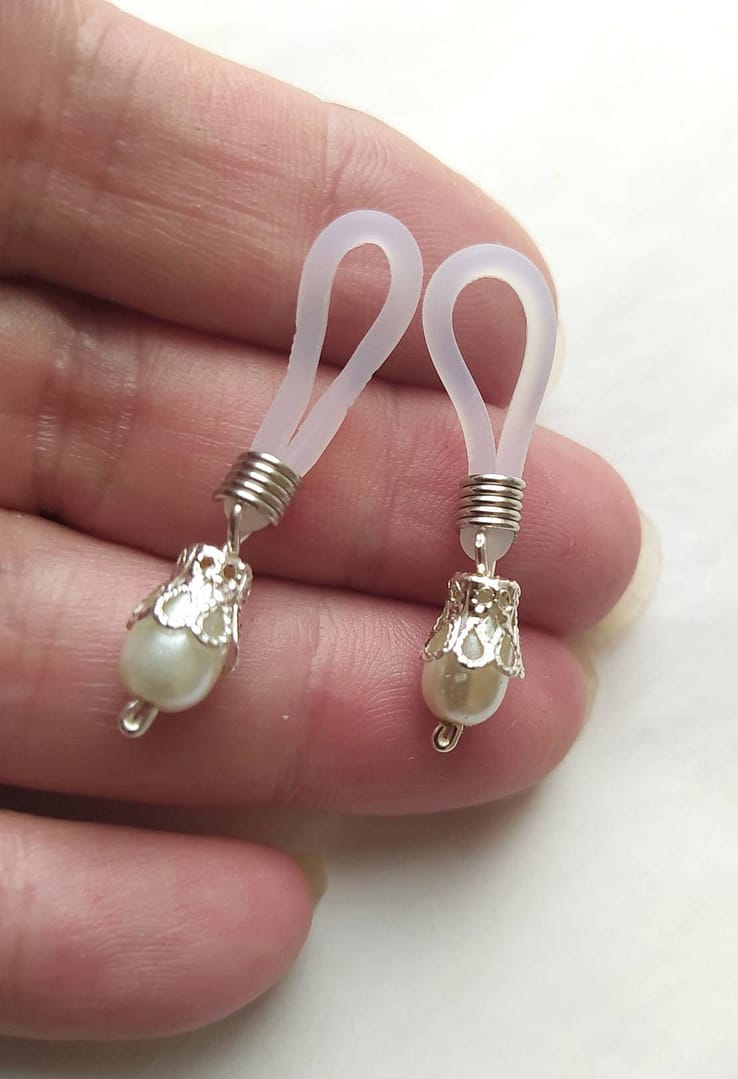 REPIOR NERVE | Areola Constriction Loops | Pearls, silicon