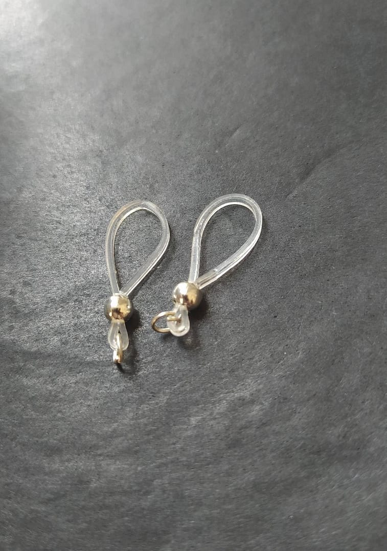 Nipple Nooses, Non piercing Nipple rings, Clear Nipple Loops