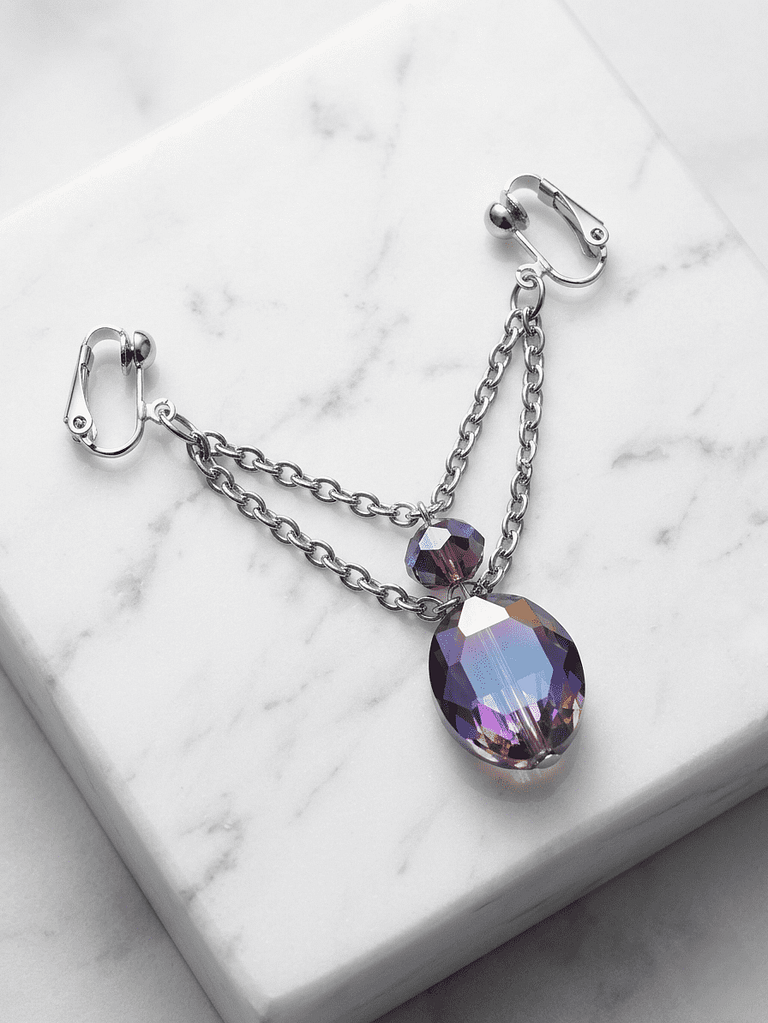 REPIOR VEIL Labial Symmetry Chains Purple, Steel