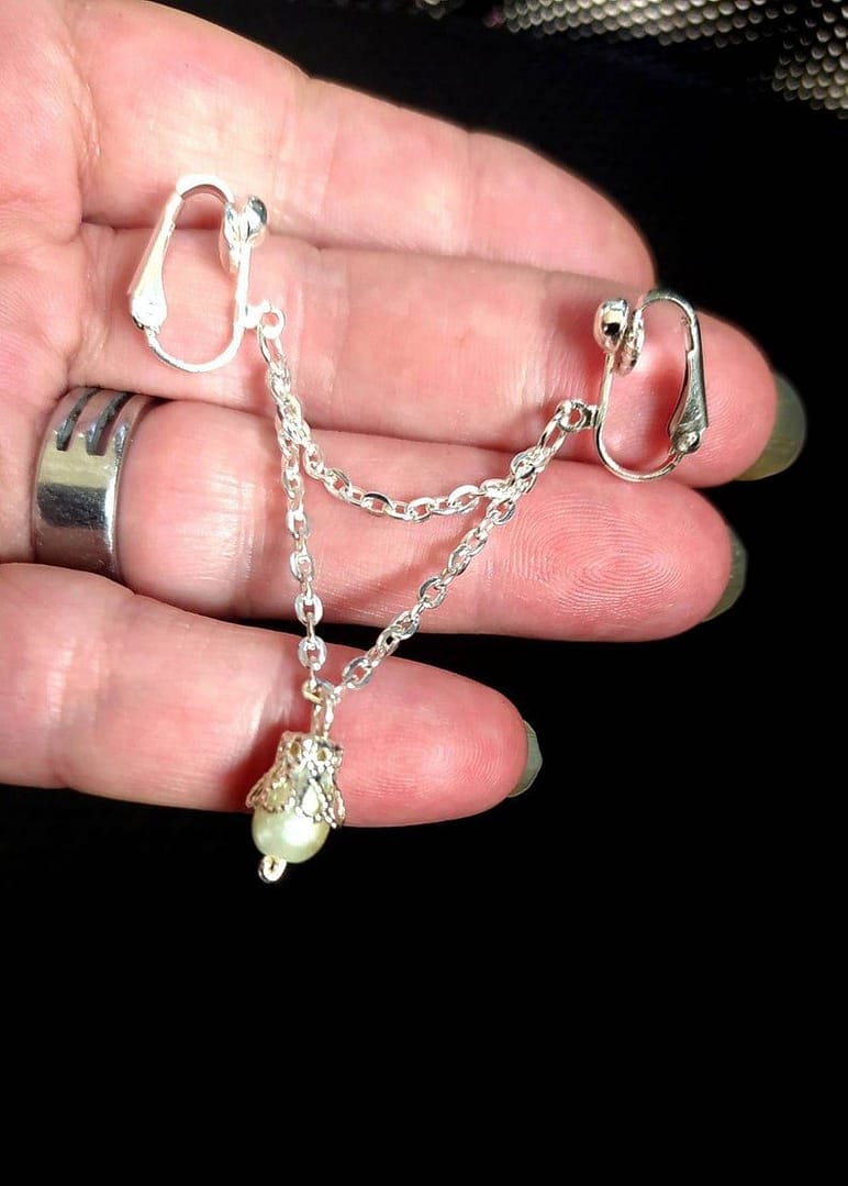 REPIOR NODE | Apex Orbits & Labia Chains Set | Pearls, Copper - Image 3