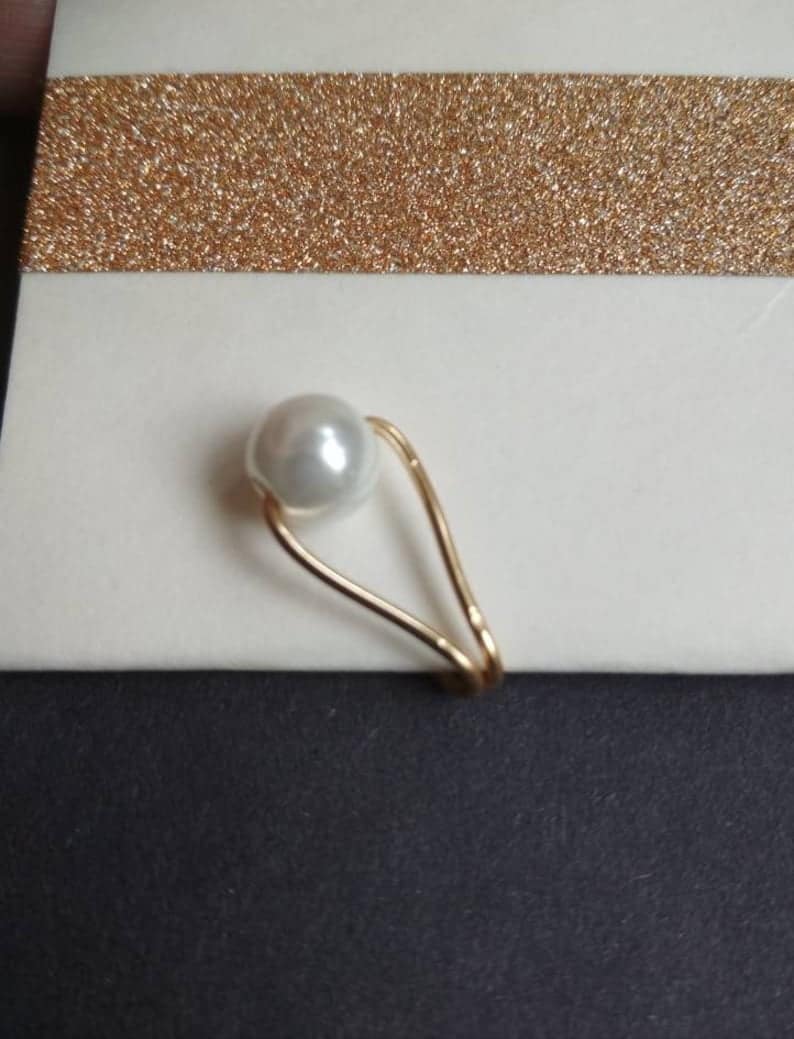 REPIOR LINK clitoral sensory anchor white pearl non-piercing intimate jewellery