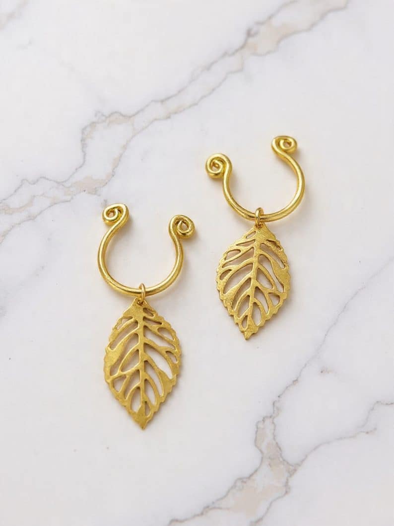 REPIOR LATTICE Apex Orbits Leaf, Gold Aluminum