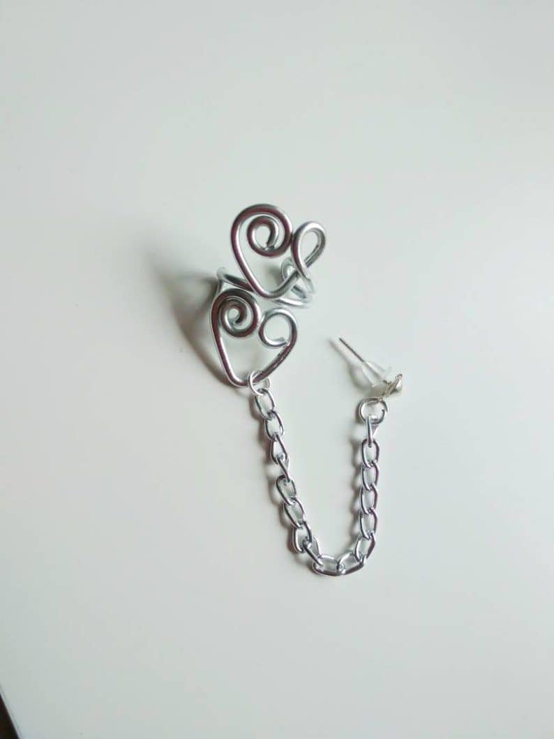 REPIOR VOID | Auricular Chain | Aluminum - Image 3