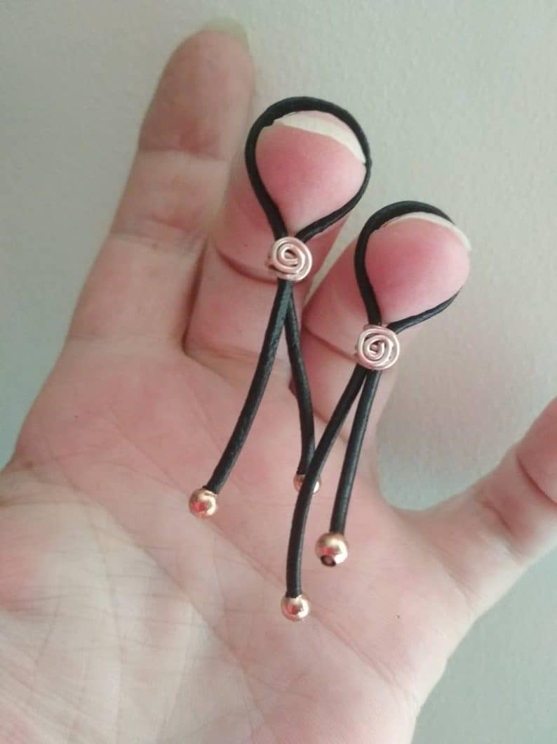 REPIOR LATTICE | Areola Constriction Loops | Leather - Image 3