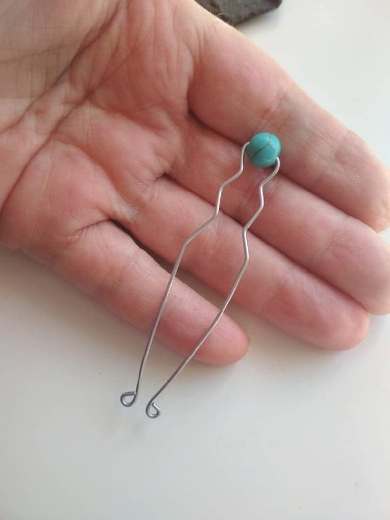 REPIOR LINK | Clitoral Sensory Anchor | Turquoise, Steel - Image 3