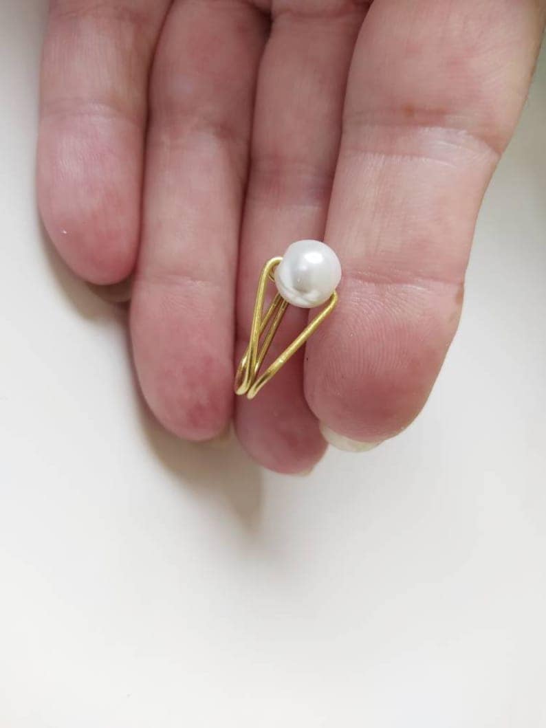 REPIOR LINK clitoral sensory anchor white pearl non-piercing intimate jewellery