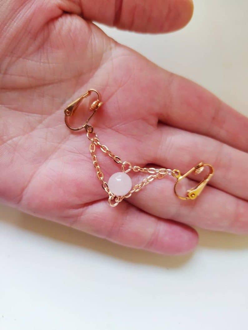 REPIOR PULSE | Labial Symmetry Chains | Rose Quartz - Image 4