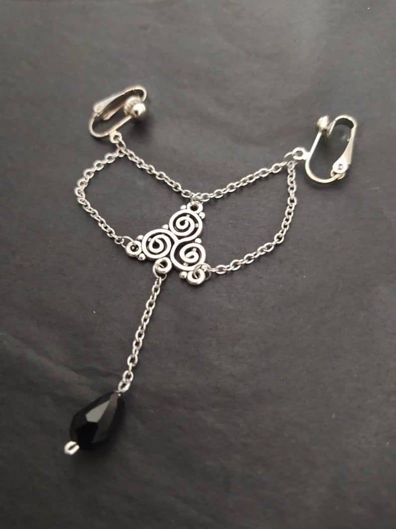 REPIOR AXIS labial symmetry chains surgical steel non-piercing body jewellery