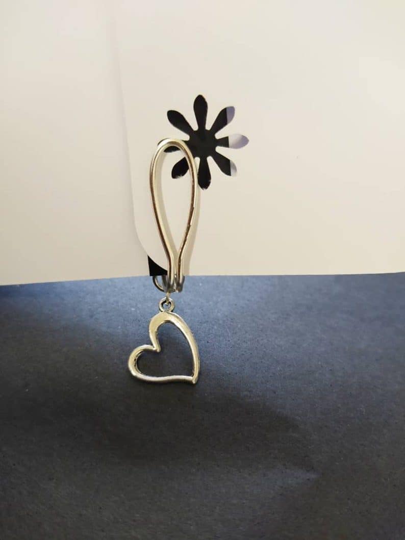 REPIOR FLUX | Clitoral Sensory Anchor | Heart Silver Copper