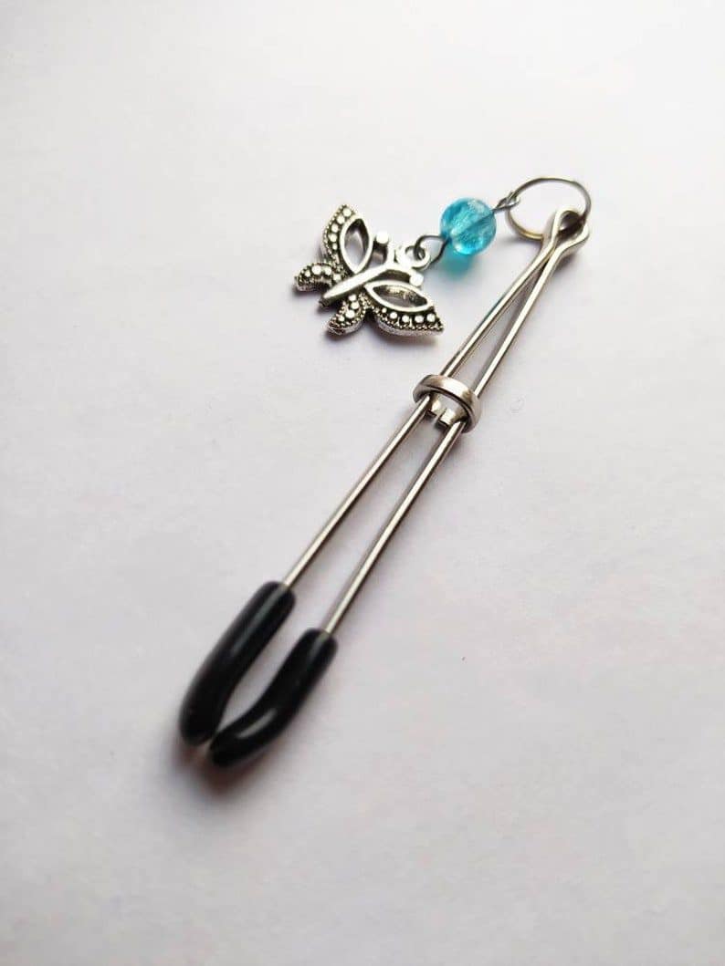 tweezer clamp with butterfly