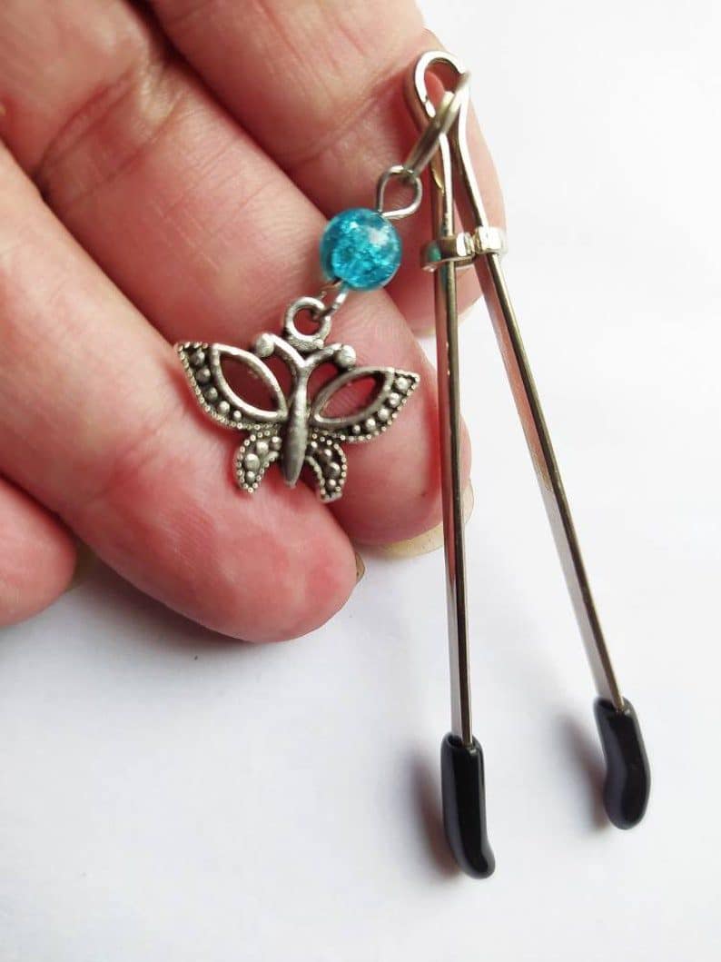 tweezer clamp with butterfly