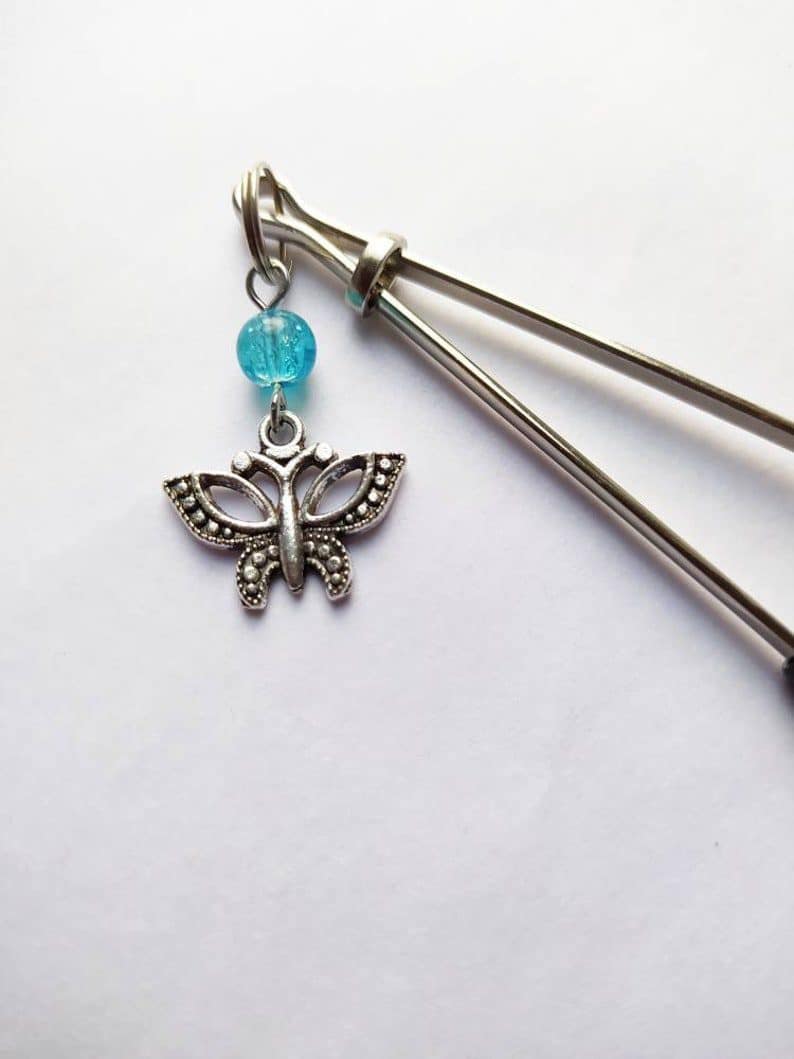 tweezer clamp with butterfly