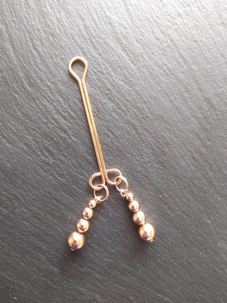 REPIOR TETHER | Clitoral Sensory Anchor | Rose Gold Steel - Image 4
