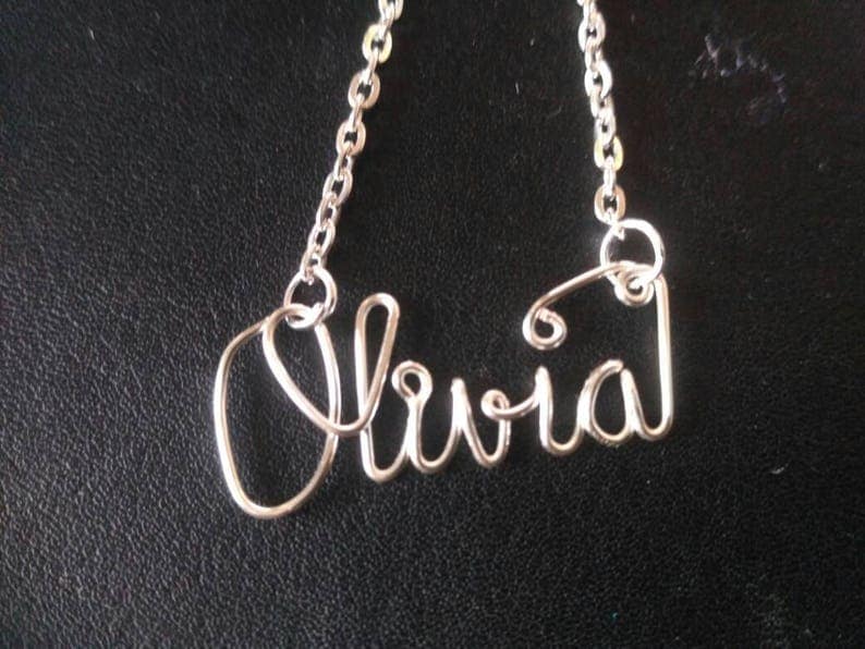 Personalized Name Necklace, Custom Name Minimalist Jewelry
