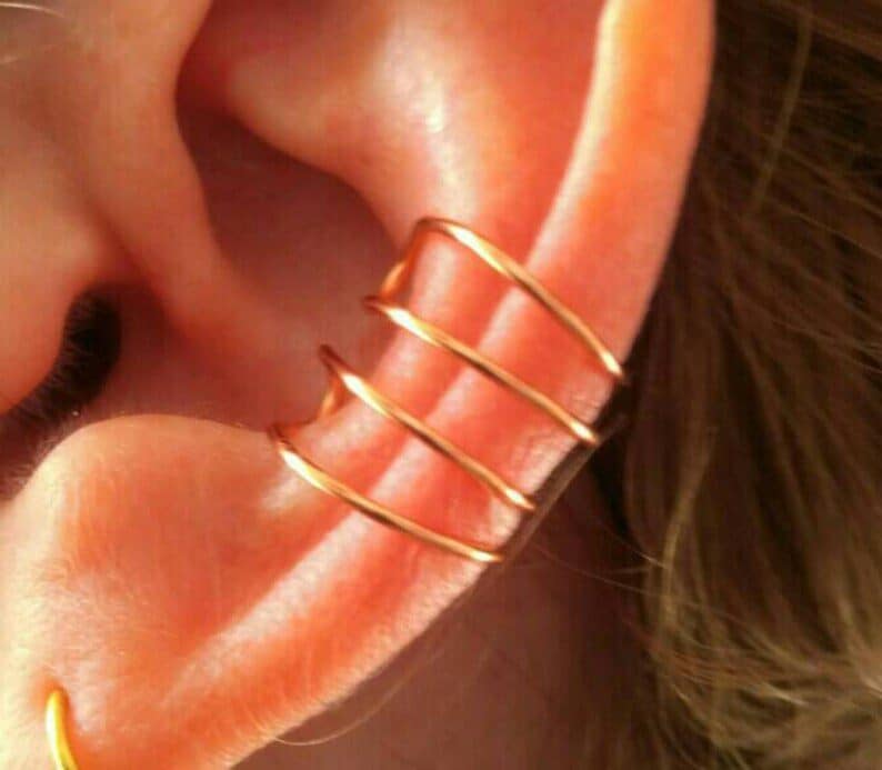 4 band ear cuff