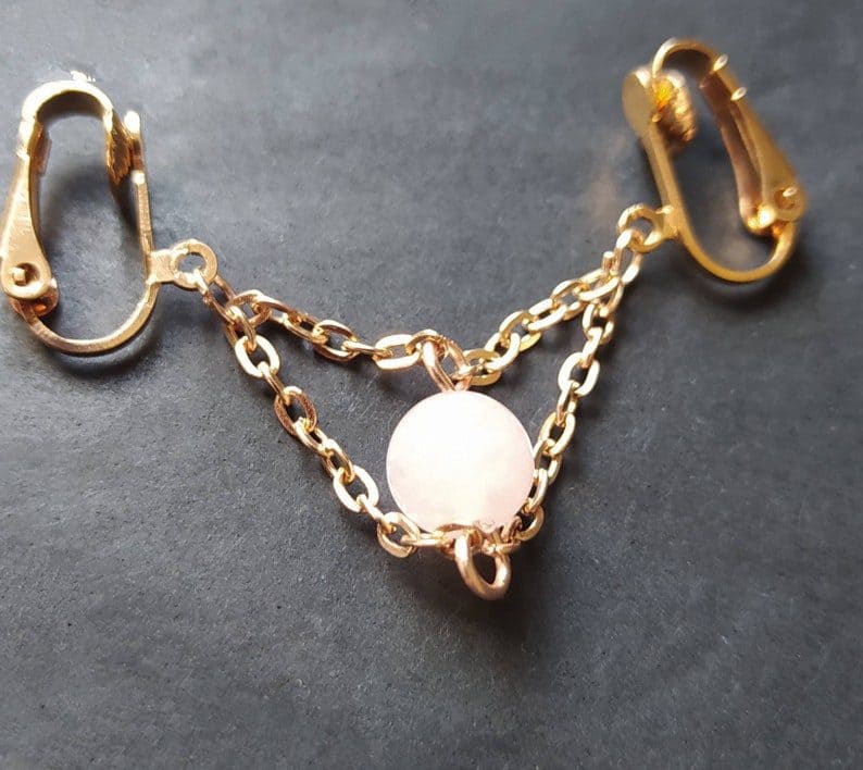 REPIOR PULSE | Labial Symmetry Chains | Rose Quartz - Image 3