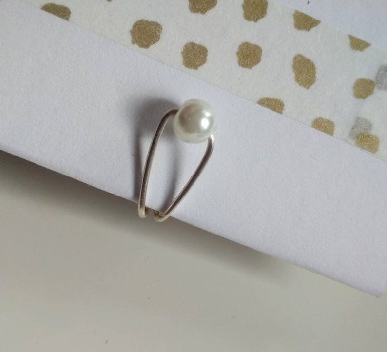 REPIOR LINK clitoral sensory anchor white pearl non-piercing intimate jewellery