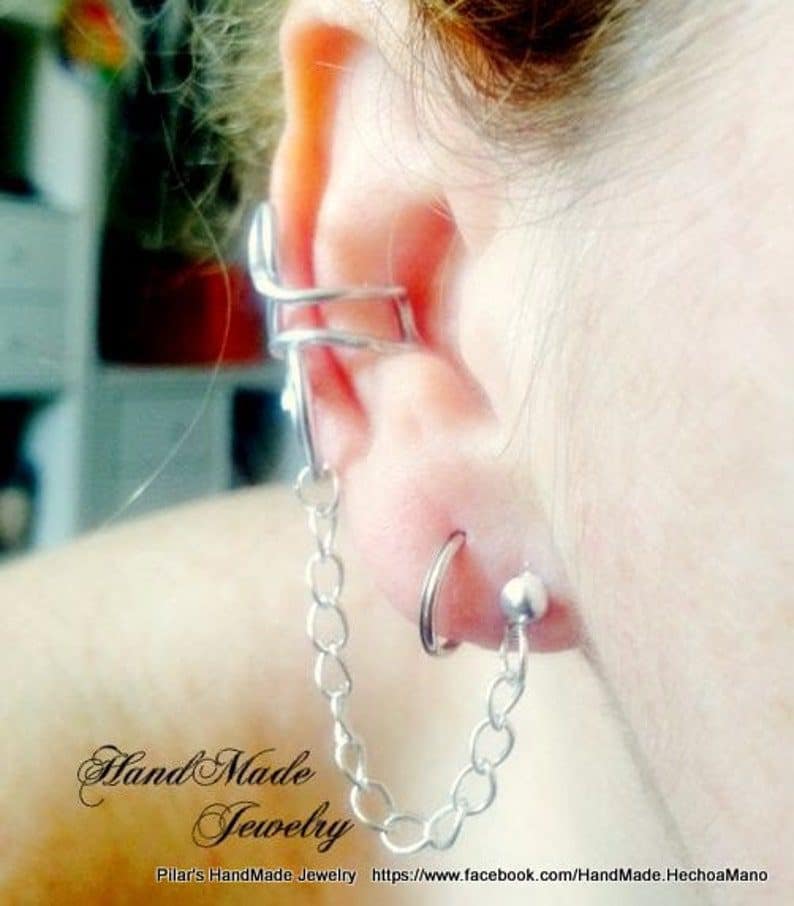 REPIOR VOID | Auricular Chain | Aluminum - Image 4
