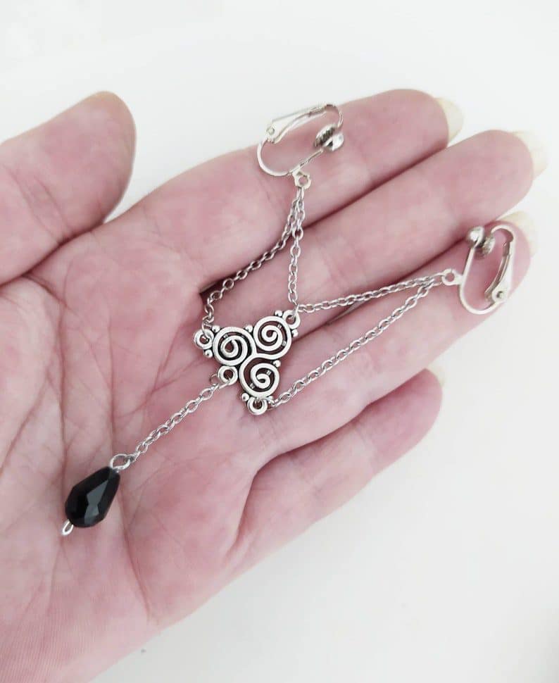 REPIOR AXIS labial symmetry chains surgical steel non-piercing body jewellery