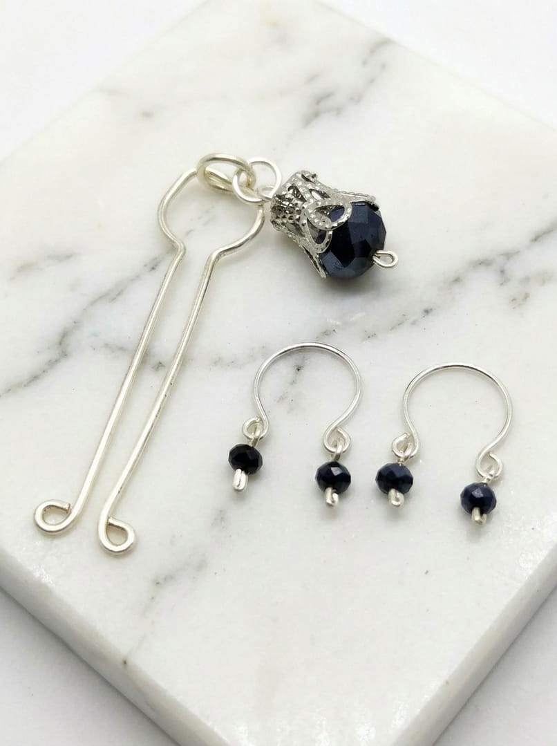 REPIOR SHELL Apex Orbits and Clitoral Anchor Set Black, Silver Copper