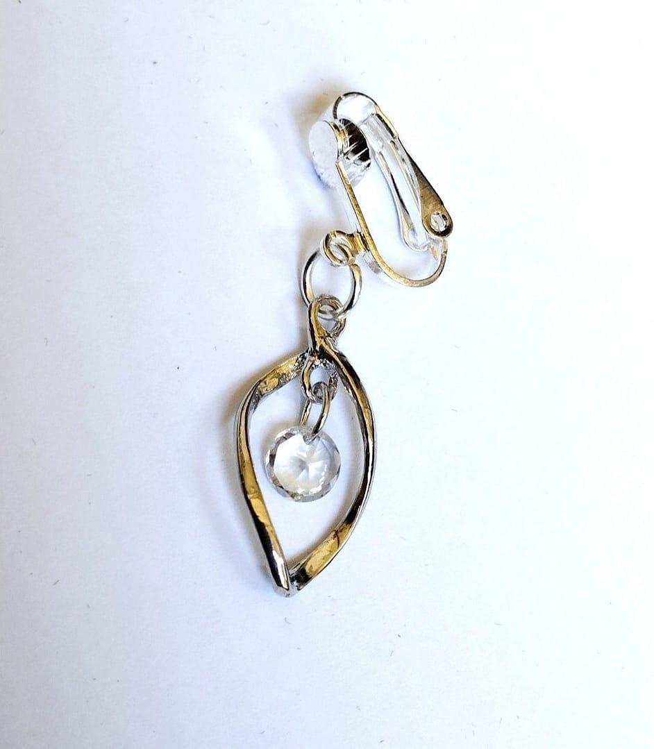 REPIOR LINK | Clitoral Sensory Anchor | Clear Crystal, Silver - Image 4